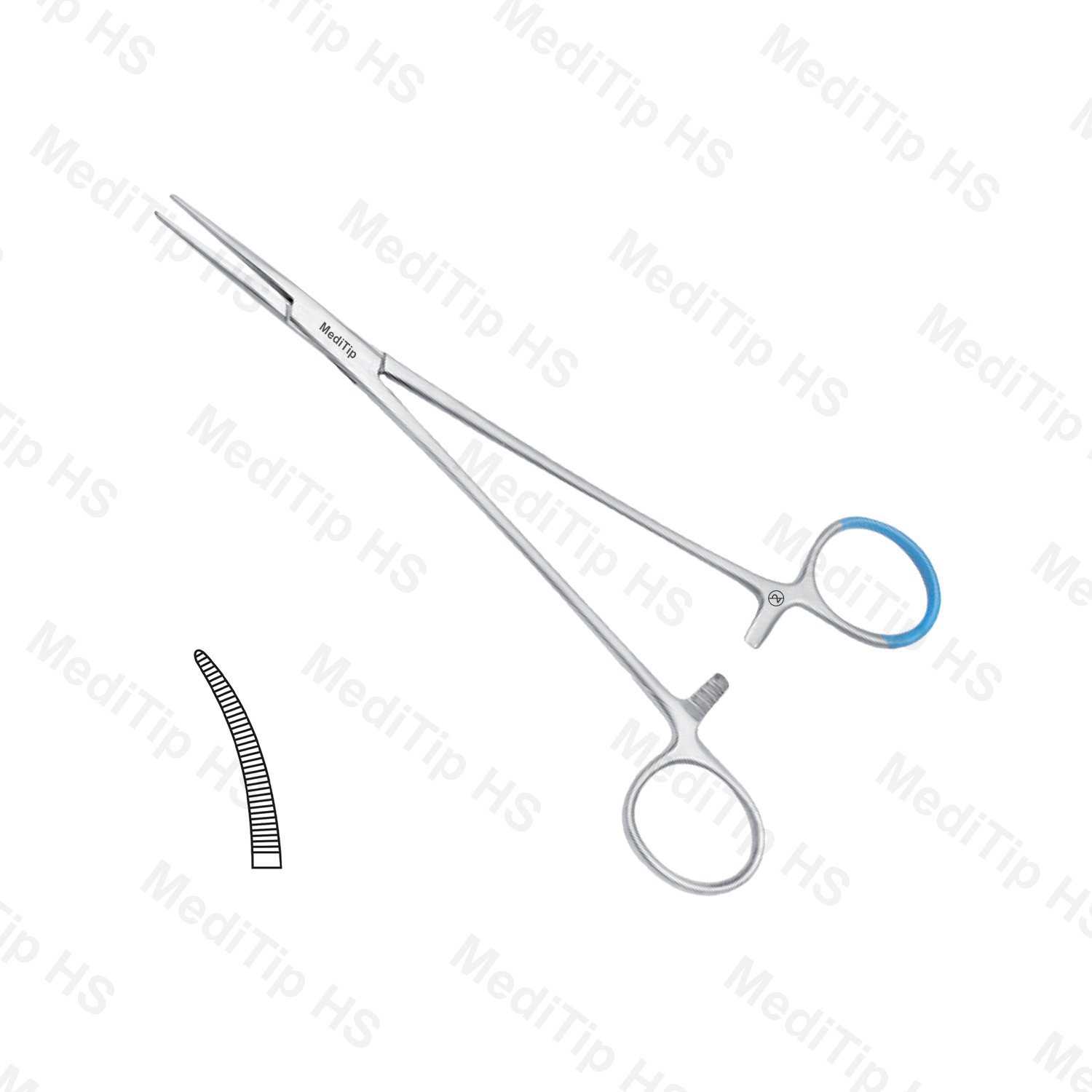 Non sterile Single Use Birkett Artery Forceps Curved