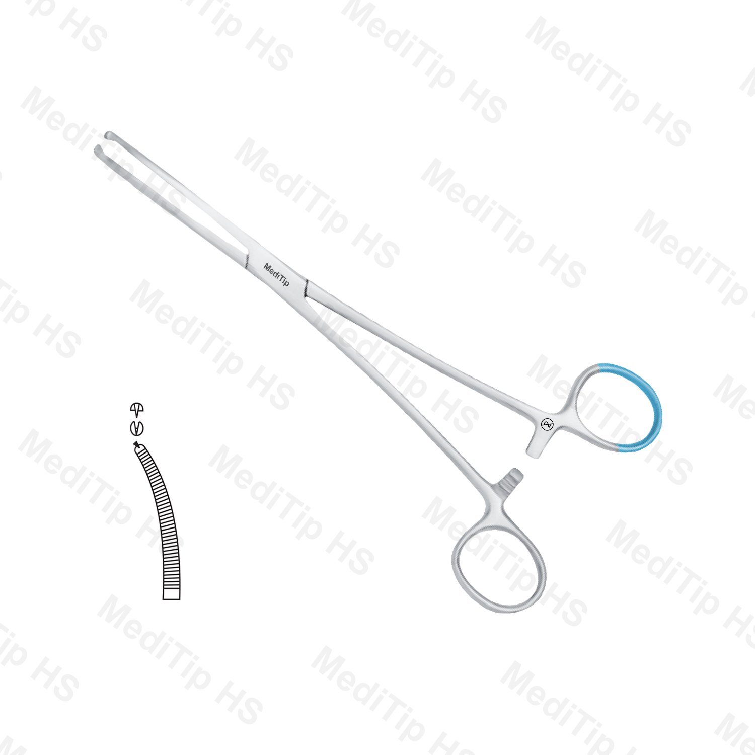 Non sterile Single Use Rochester Ochsner Kocher Forceps Curved