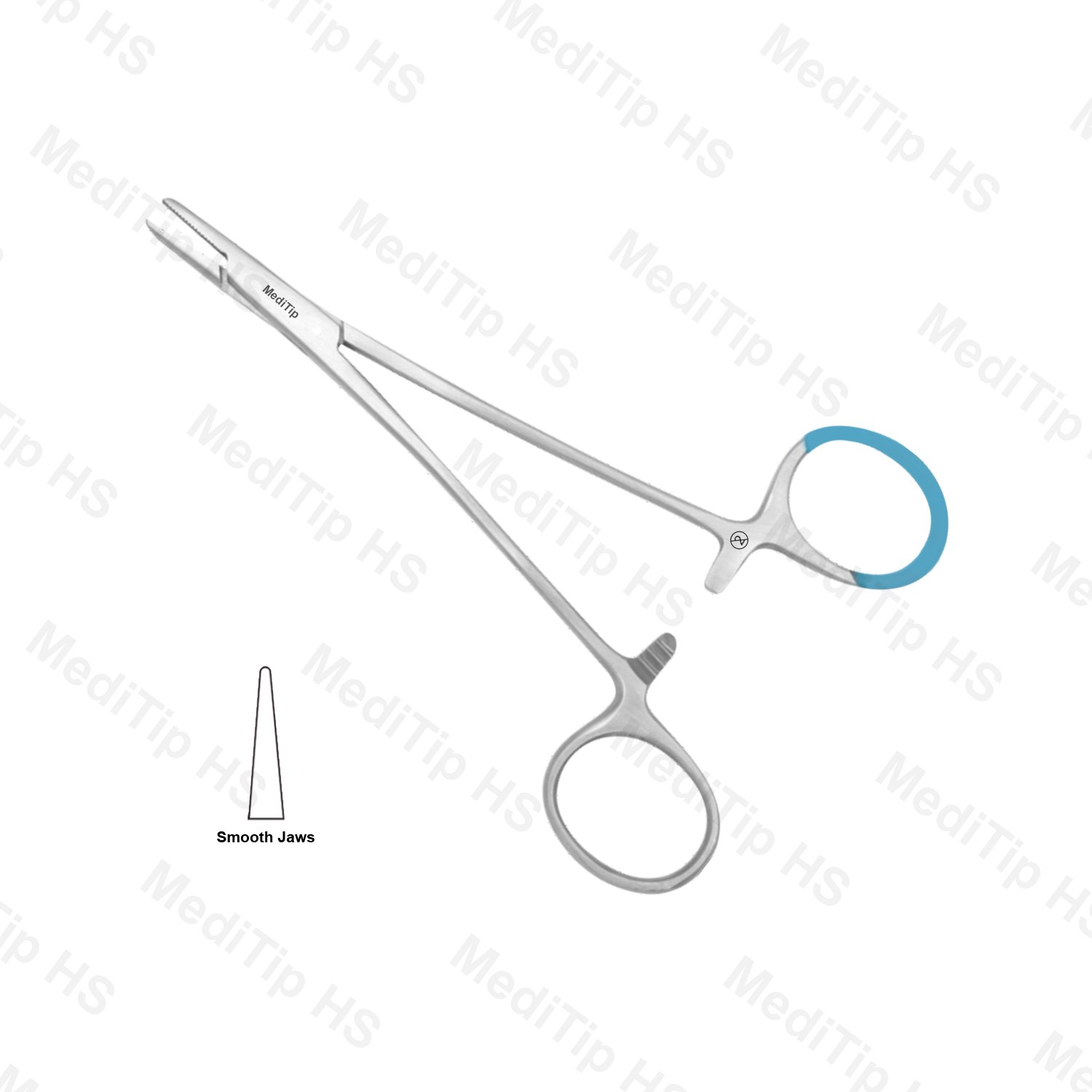 Non sterile Single Use Halsey Needle Holder Smooth Jaws