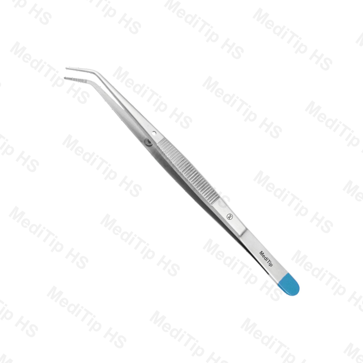 Non-Sterile Single Use London College Tweezer Angled,Serrated