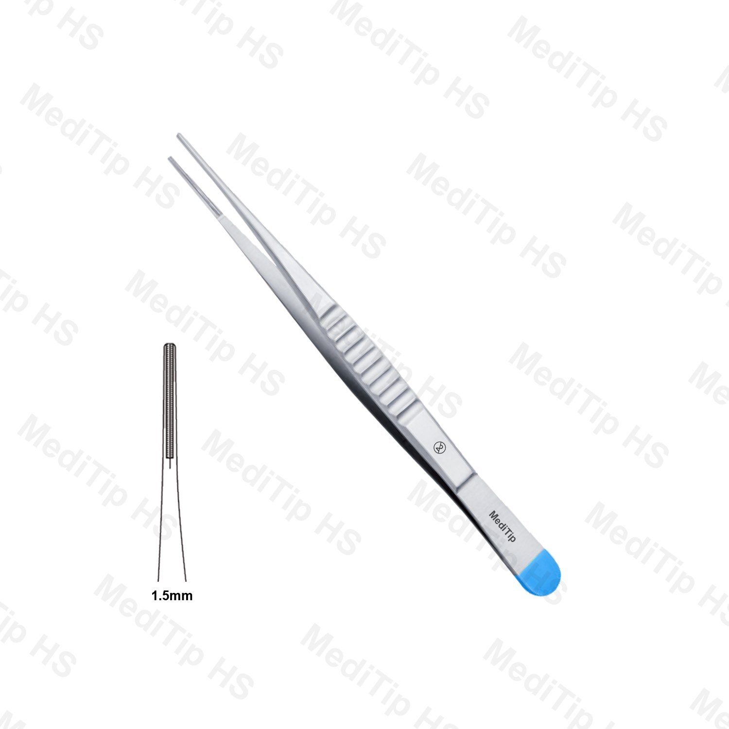 Non-Sterile Single-Use Debakey Atrauma Dissecting Forceps 1.5mm Bit
