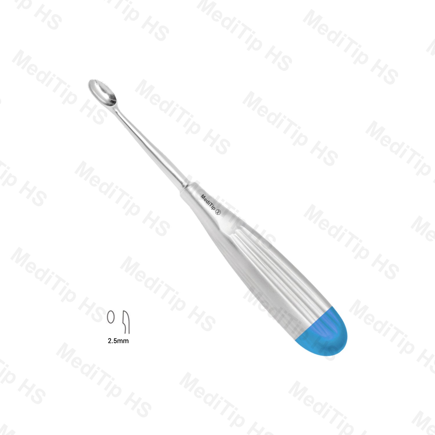 Non-Sterile Single-Use Schede Bone Curettes 170mm