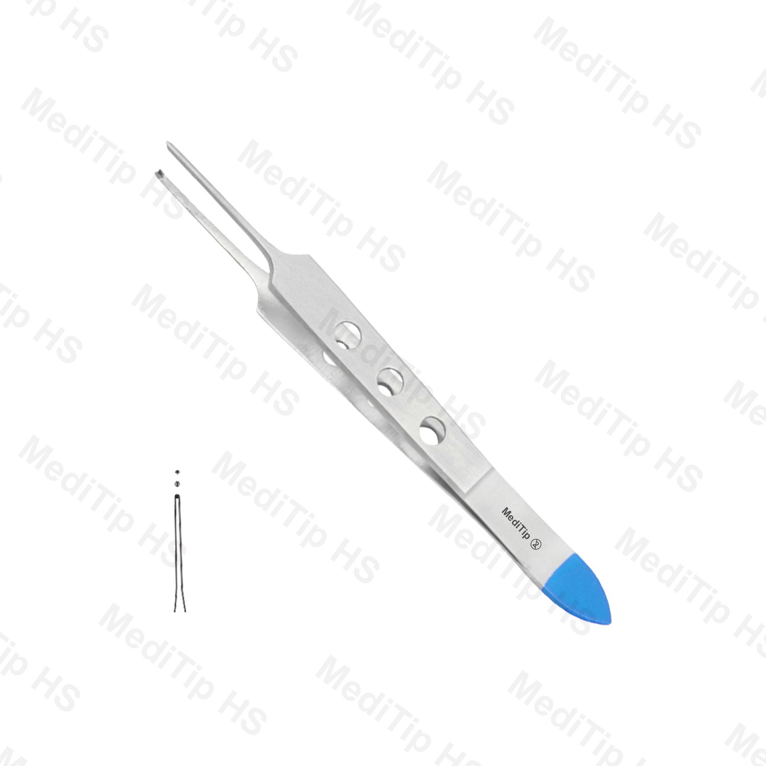 Non-Sterile Single Use Bishop Harmon Eye Forceps 1x2 Teeth