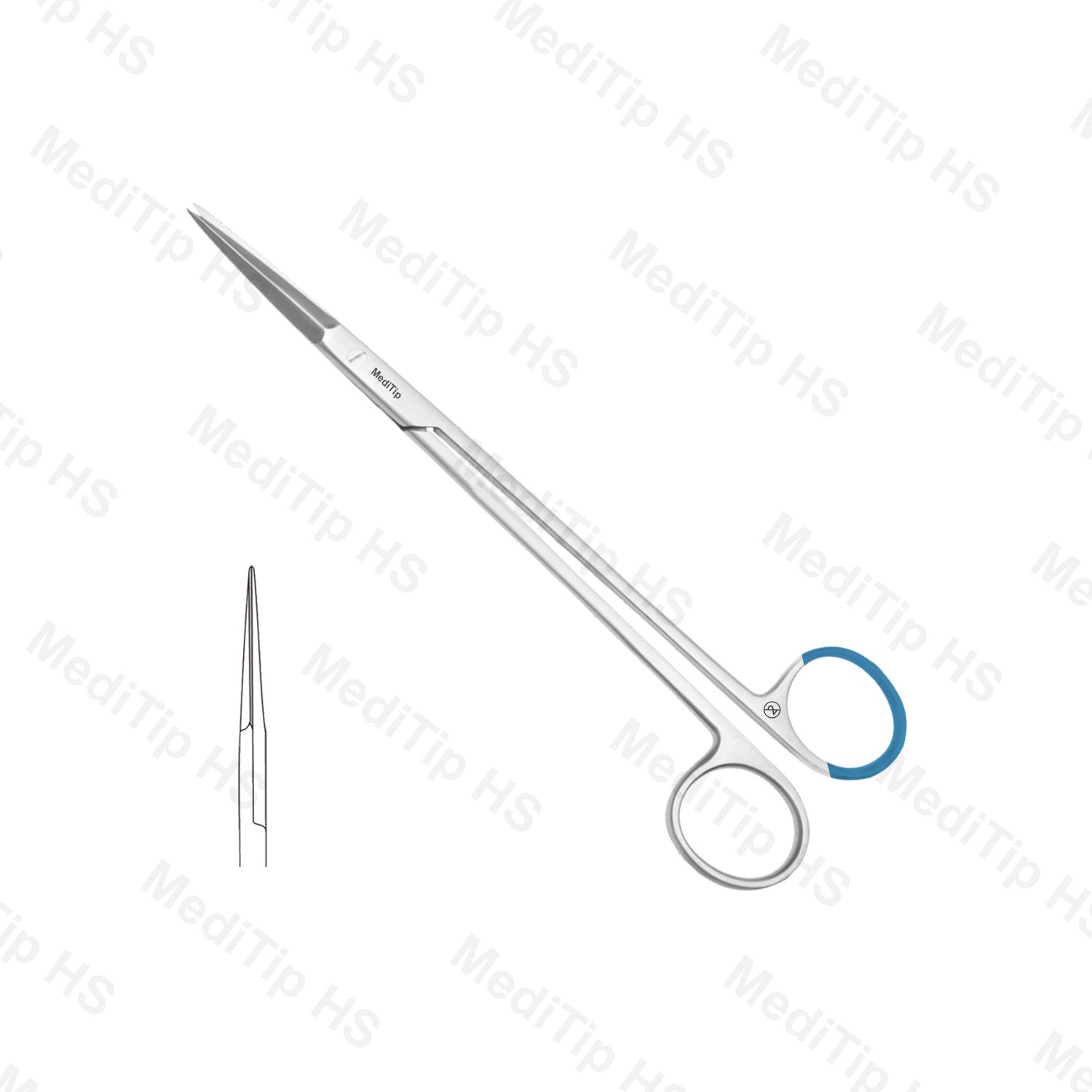 Non sterile Single-Use Boettcher Scissors Straight