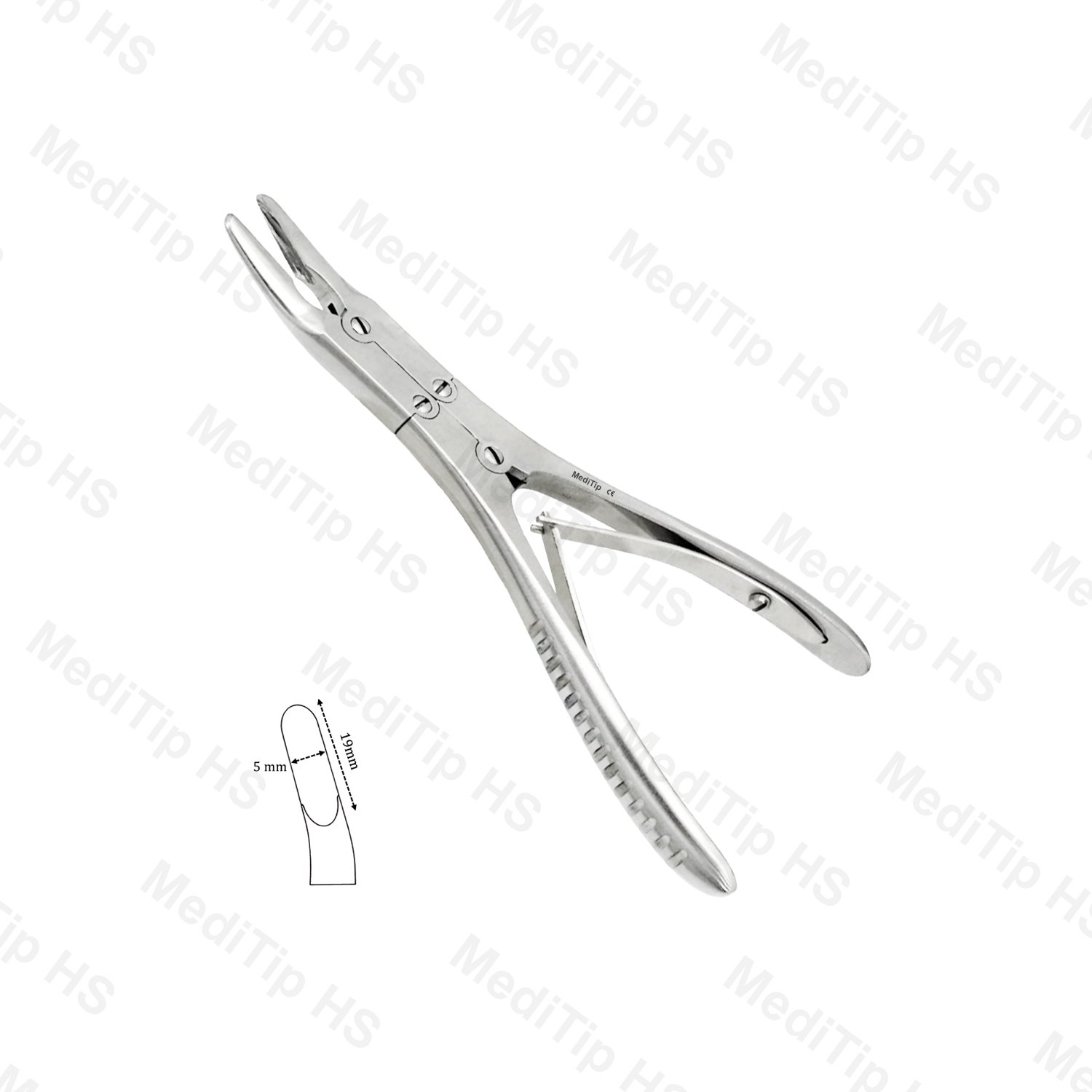 Rongeurs Ruskin Mini, Curved
