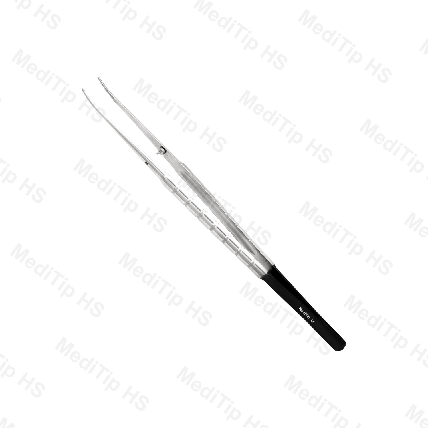 Micro Tissue Plier, Curved, Multiple Teeth